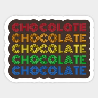 Chocolate Sticker